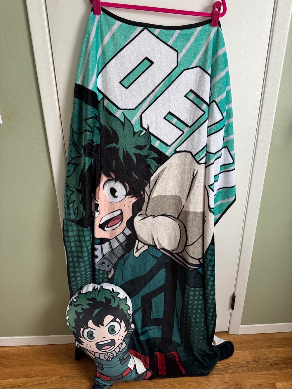 My Hero Academia Deku Pillow & Throw Blanket Set